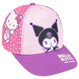 Pack De 4 Unidades - Gorra Kuromi Hello Kitty