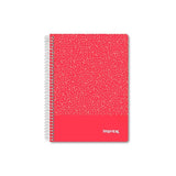 Pack De 4 Unidades Imprex Cuaderno Espiral Tapa Pp A5 80h 90gr 4x4 Rojo