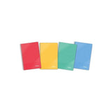 Pack De 4 Unidades Imprex Cuaderno Espiral Tapa Pp Folio 80h 90gr Pauta 2,5 Colores Surtidos