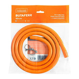 Pack De 4 Unidades - Kit Tubo Pvc Para Gas Butano 1,5 M Y 2 Abrazaderas