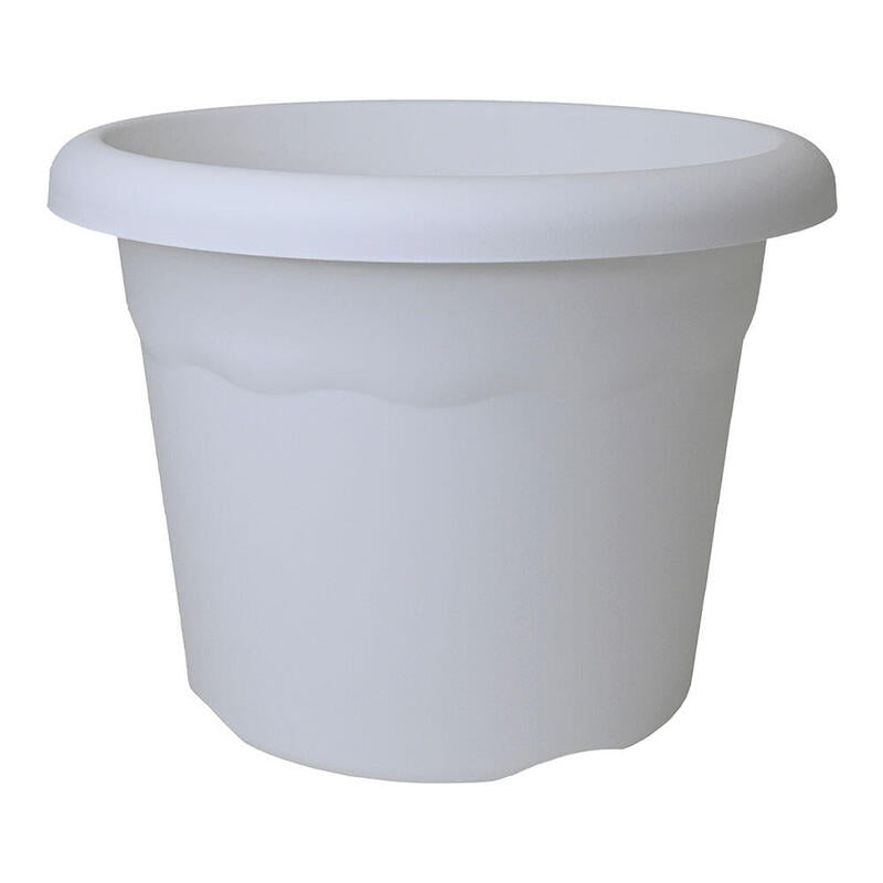 Pack De 4 Unidades - Maceta De Inyeccion Color Blanco Ø26cm Plastiken