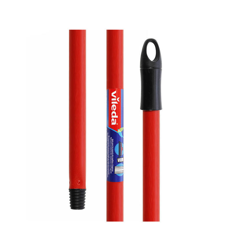 Pack De 4 Unidades - Palo Universal Rojo 140cm 141512 Vileda