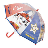 Pack De 4 Unidades - Paraguas Manual Burbuja Patrulla Canina Paw Patrol