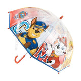Pack De 4 Unidades - Paraguas Manual Poe Patrulla Canina Paw Patrol