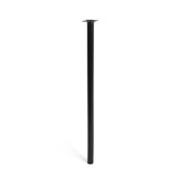 Pack De 4 Unidades - Pata Cilíndrica De Acero En Color Negro Mod. 401g. Dimensiones Ø3x70cm 2-401g.700.03 Rei