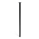 Pack De 4 Unidades - Pata Cilíndrica De Acero En Color Negro Mod. 401g. Dimensiones Ø3x80cm 2-401g.800.03 Rei