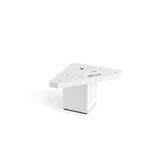 Pack De 4 Unidades - Pata Esquinera Cuadrada De Abs En Color Blanco Mod.972. Dimensiones 4,2x4,2x6cm Rei