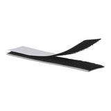 Pack De 4 Unidades - Tiras Adhesivas De Cierre De Gancho Y Bucle 2x10cm. Negro, 2143-3, Inofix