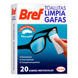 Pack De 4 Unidades - Toallitas Limpiagafas En Sobres Individuales 20 Uds