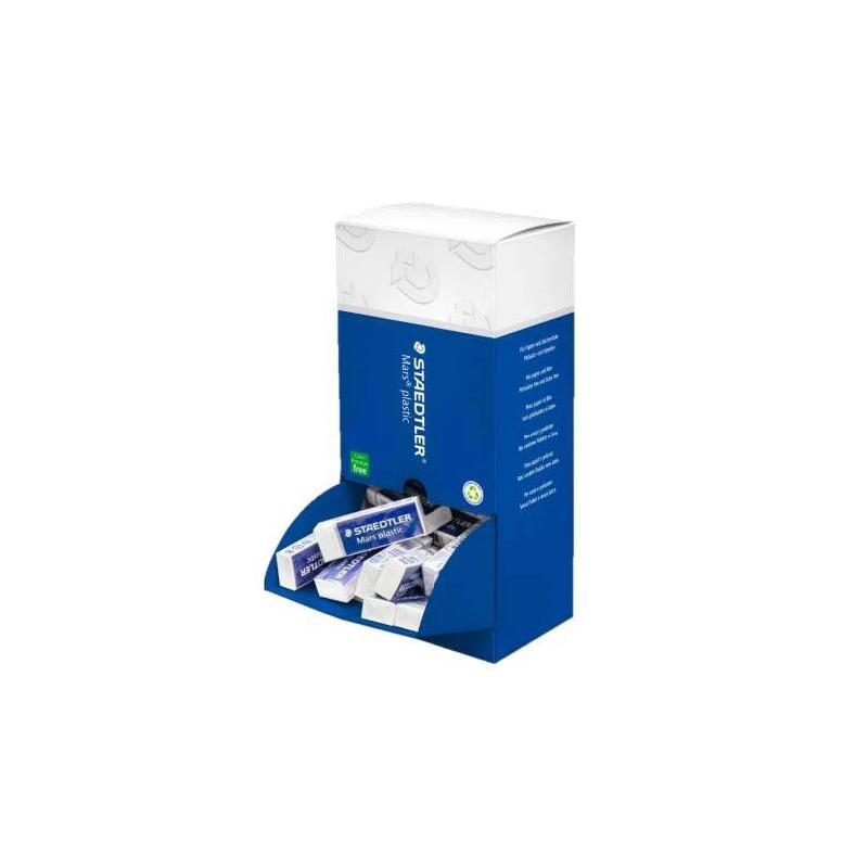 Pack De 40 Unidades Staedtler Mars Plastic Goma De Borrar - Plastico - Alta Precision - Blanco