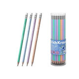 Pack De 42 Unidades Erichkrause Joy Pastel Bloom Lapiz De Grafito Con Goma De Borrar - Mina Hb - Cuerpo Redondo -