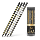 Pack De 42 Unidades Erichkrause Lapiz De Grafito Triangular Con Goma De Borrar Magic Sky Hb