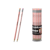 Pack De 42 Unidades Erichkrause Prima Cat Lapiz De Grafito Con Goma De Borrar - Mina Hb - Cuerpo Redondo - Plastico -