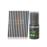 Pack De 48 Unidades Erichkrause Galactic Lapiz De Grafito - Mina Hb - Cuerpo Redondo - Faciles De Difuminar - Colores