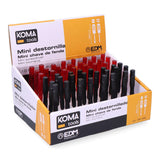 Pack De 48 Unidades - Expositor 48 Mini Destornilladores 80mm Koma Tools