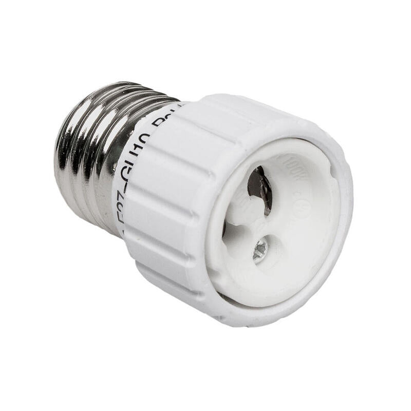 Pack De 5 Unidades - Adaptador De Casquillo De Portalamparas E27 A Gu10 (Solo Instalaciones 12v O Inferiores)