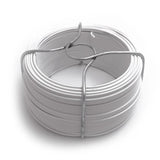 Pack De 5 Unidades - Alambre Forrado Blanco N° 6 - 1,40mm X 50m - 240g