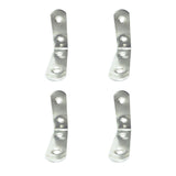 Pack De 5 Unidades - Ángulo Refuerzo An24, Acero Inoxidable, 50 X 50 X 16 Mm. 4 Unidades