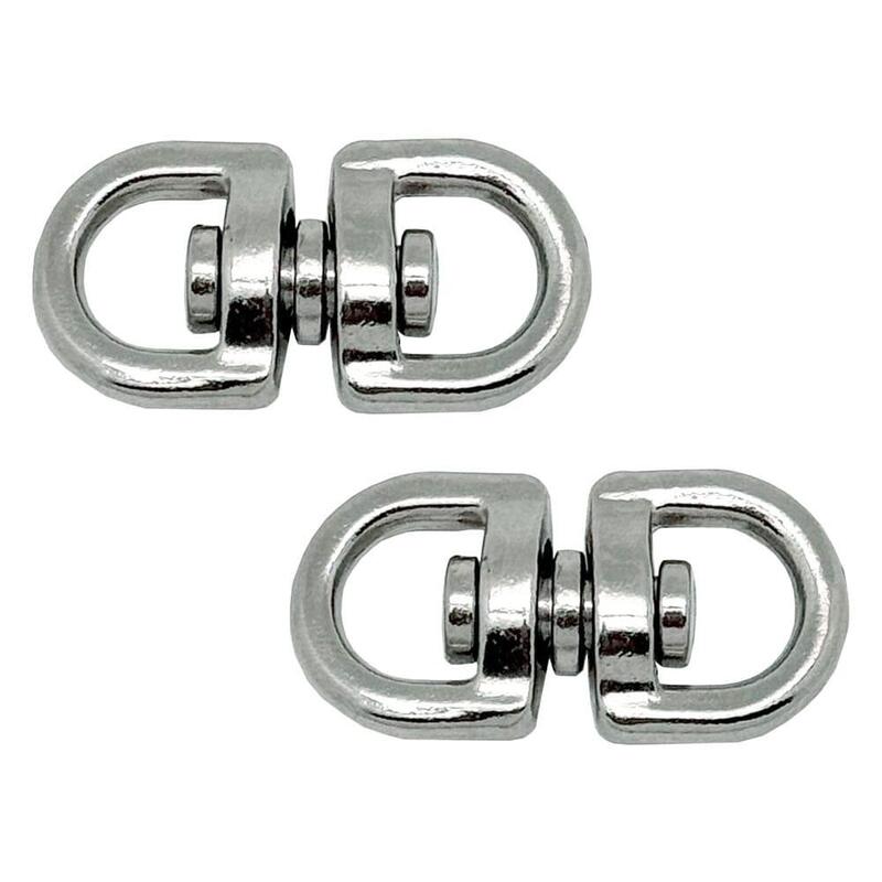 Pack De 5 Unidades - Anilla Giratoria Ap12, Acero Níquelado, 16 Mm, 5/8". 2 Unidades