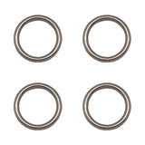Pack De 5 Unidades - Anilla Soldada Ap14, 4 X 25 Mm, Zincada, Blister 4 Uds