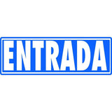 Pack De 5 Unidades Archivo 2000 Señal "Entrada (Sin Indicador)" 175x65 Pvc Gris