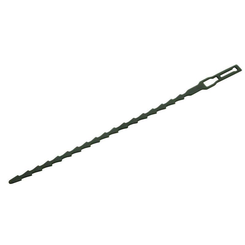 Pack De 5 Unidades - Ataduras Reutilizables Y Ajustables, Color Verde, 17 Cm, 40 Uds