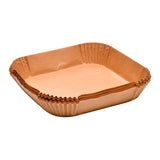 Pack De 5 Unidades - Bandeja De Papel Cuadrada Para Freidora De Aire Foodies Mp, 20 X 20 Cm, 50 Uds