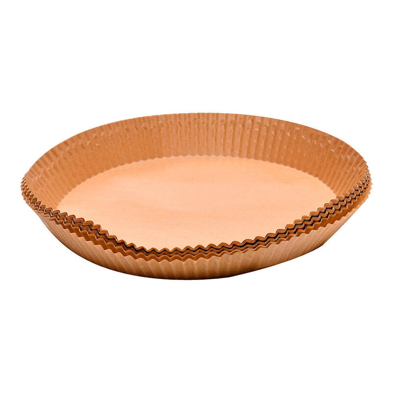 Pack De 5 Unidades - Bandeja De Papel Redondo Para Freidora De Aire Foodies Mp, Ø26 Cm, 50 Uds