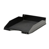 Pack De 5 Unidades - Bandeja Sobremesa Faibo 93 Negro Apilable 350 X 250 X 65 Mm