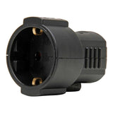 Pack De 5 Unidades - Base Aérea 16a 250 V, Ip20, Negra, Máx. 3 X 1,5 Mm²
