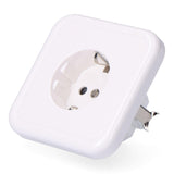 Pack De 5 Unidades - Base T/T Empotrar Tipo Schuko 10/16 A 250 V, Blanca (Retractilado)