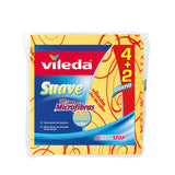Pack De 5 Unidades - Bayeta Amarilla Suave 4+2 30% Microfibra 142010 Vileda