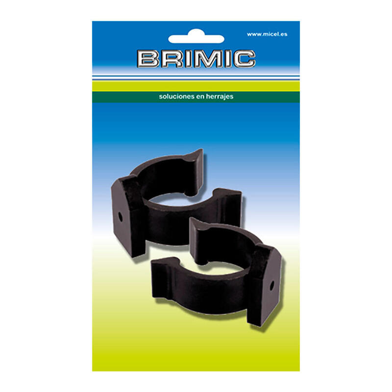 Pack De 5 Unidades - Blister Pinza Zocalo Madera/Aluminio Zcl05 Ne 90474 Micel