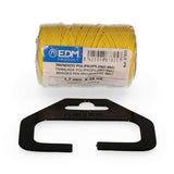 Pack De 5 Unidades - Bobina Trenzada Polipropileno 8842 25m Amarillo Edm