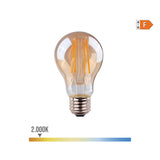 Pack De 5 Unidades - Bombilla Standard Con Filamento De Led Cristal Vintage E27 6w 500lm 2000k Luz Calida Ø6x10,6cm Edm