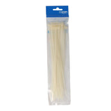 Pack De 5 Unidades - Bridas Natural 250x4,8mm Nylon Alta Calidad (Blister 25 Unid.) Edm