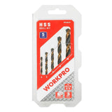 Pack De 5 Unidades - Brocas Para Metal Hss4241 Laminadas, Juego 5 Piezas, Ø4,00 - Ø10,00 Mm