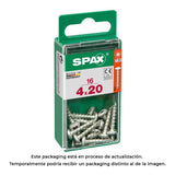 Pack De 5 Unidades - Caja 16 Unid. Tornillo Madera Spax Cab. Redonda Wirox 4,0x20mm Spax