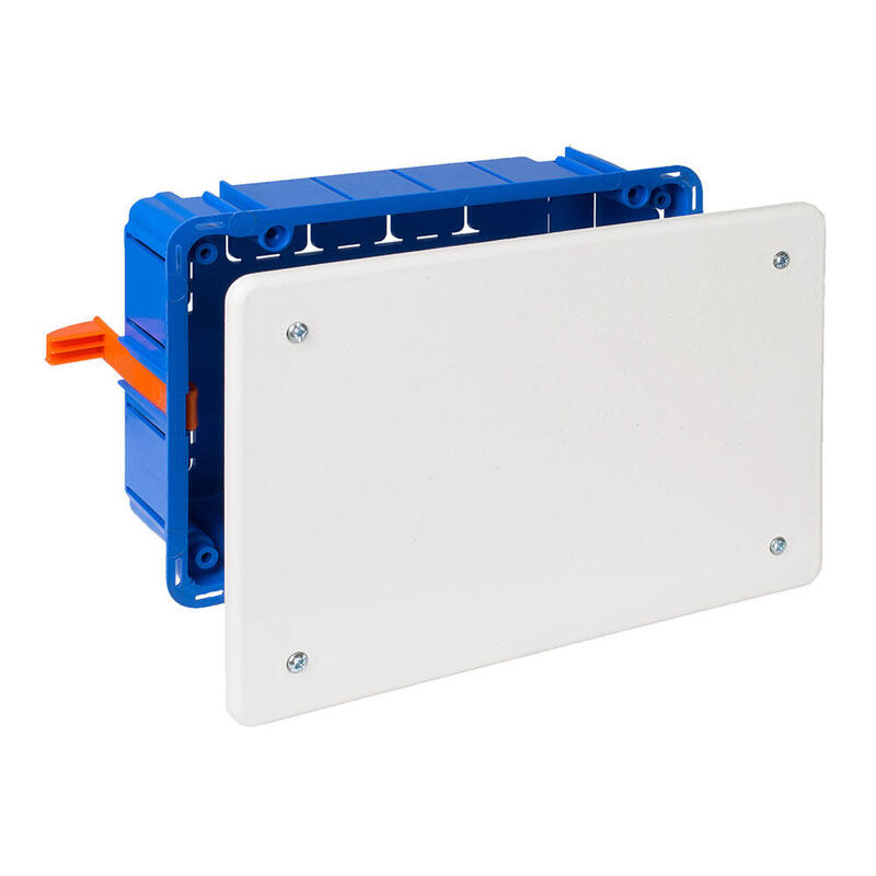 Pack De 5 Unidades - Caja De Conexion De Empotrar En Tabique Hueco 164x106x47mm Solera 5363gw