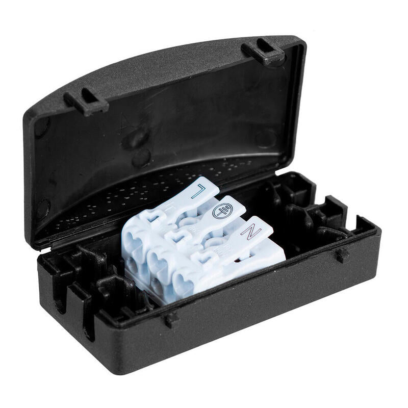 Pack De 5 Unidades - Caja De Conexion Para Iluminacion Ip20 Black Series Solera (Retractilado) Bk-L3p