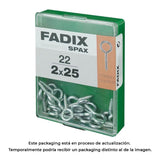 Pack De 5 Unidades - Caja M 22 Unid. Hembrilla Cerrada Cinc 2,0x25mm Fadix