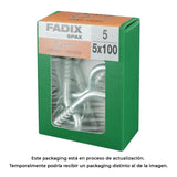 Pack De 5 Unidades - Caja M 5 Unid. Hembrilla Cerrada Cinc 5,0x100mm Fadix
