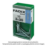 Pack De 5 Unidades - Caja S 10 Unid. Tornillo Metrica Cp M 3x30mm Fadix