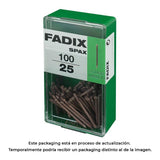 Pack De 5 Unidades - Caja S 100 Unid. Clavo De Acero Para Rodapie 1,5x25mm Fadix