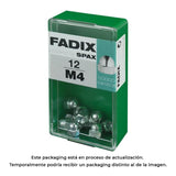 Pack De 5 Unidades - Caja S 12 Unid. Tuerca Ciega Cinc M 4 Fadix