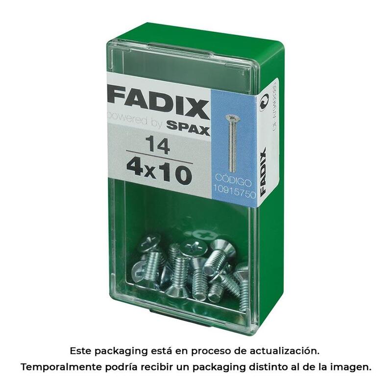 Pack De 5 Unidades - Caja S 14 Unid. Tornillo Metrica Cp M 4x10mm Fadix