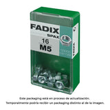 Pack De 5 Unidades - Caja S 16 Unid. Tuerca Cinc M 5 Fadix