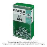 Pack De 5 Unidades - Caja S 20 Unid. Tuerca Cinc M 4 Fadix