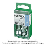 Pack De 5 Unidades - Caja S 4 Unid. Tornillo Metrica Cab Hex+Tuerca Cinc M 8x25mm Fadix
