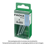 Pack De 5 Unidades - Caja S 4 Unid. Tornillo Metrica Cp M 4x60mm Fadix